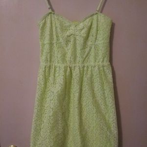 Aeropostale lime green dress.